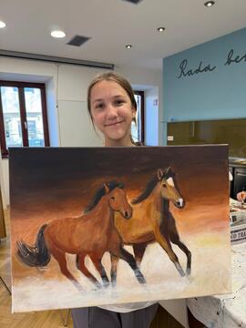 19 Učenci z izdelki